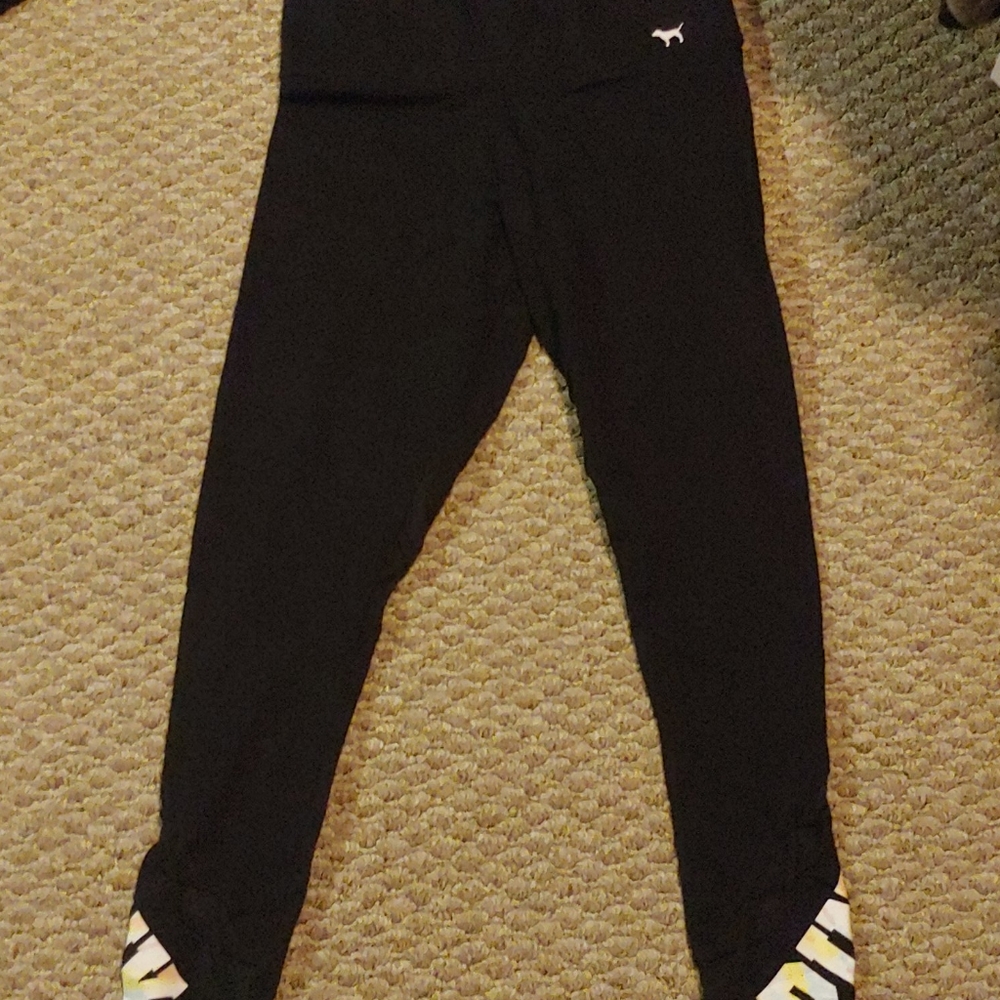Pink yoga pants